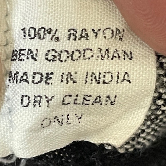 Vintage Ben Goodman Striped Scarf with Fringe - Picture 2 of 5